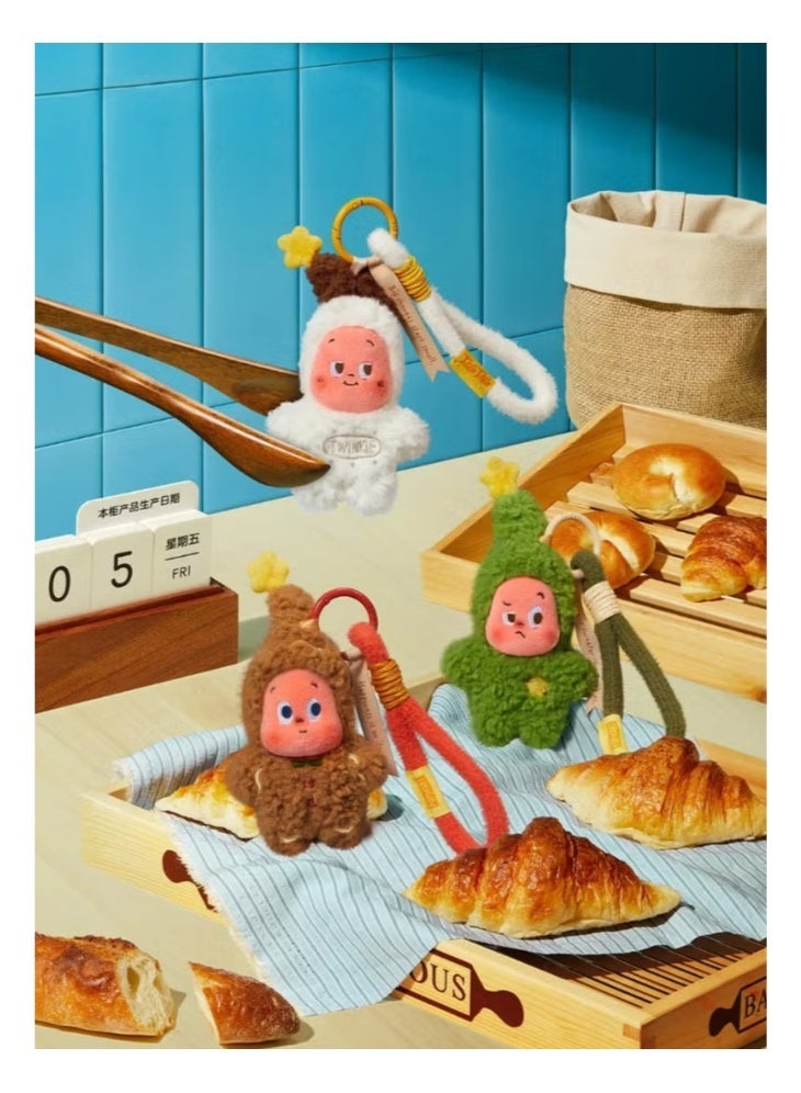 Twinkle Twinkle Savor the Monment Series-Fresh-Baked Mini Cookies Plush Pendant Blind Box, Gift for Holidays, Boys and Girls-Single box - Image 2